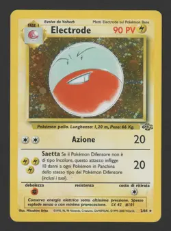 Electrode Holo Jungle 2/64 ITA - Carta Pokemon Rara Olografica - Image 1