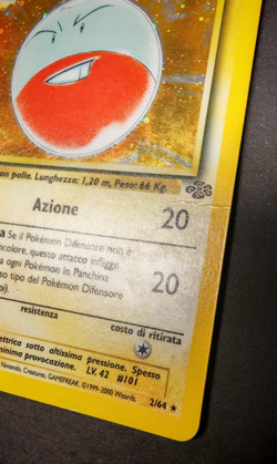 Electrode Holo Jungle 2/64 ITA - Carta Pokemon Rara Olografica - Image 3
