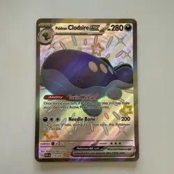 Pokemon Paldean Clodsire ex 219/091 - Paldea Fates Full Art Rare English - Image 1