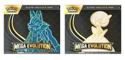 Pokemon TCG Mega Evolution Elite Trainer Box (x2) Lucario + Gardevoir PRESALE - Image 1