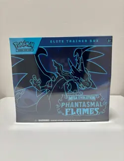 Phantasmal Flames Elite Trainer Box ETB New/Factory Sealed ✅ Pokemon TCG - Image 1