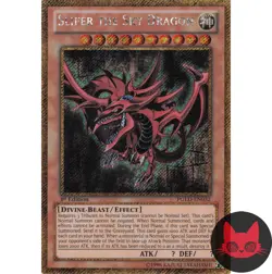 Yugioh Slifer the Sky Dragon PGLD-EN032 Gold Secret Rare 1st Edition NM - Image 1