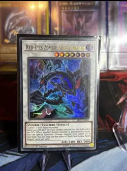 Yu-Gi-Oh Red-Eyes Zombie Necro Dragon Ultra Rare 1st Edition SR07-EN041 - Image 2