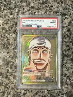 ENEL ALTERNATE ART ONE PIECE OP05-AWAKENING OF THE NEW ERA 2023 098 PSA 10 💎 - Image 1