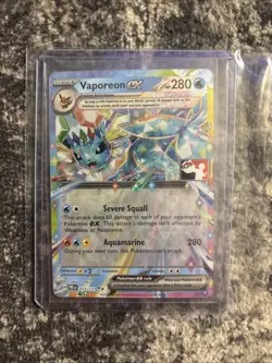 Pokemon TCG: Play Pokemon Prize Pack Series 7 - Vaporeon EX 023/131 PROMO NM - Image 1