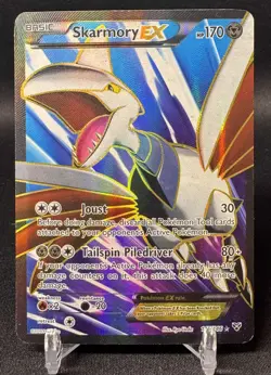 Skarmory EX 145/146 Full Art Holo - XY Base Set Pokemon TCG MP - Image 2