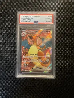 G2U 2023 Pokemon Charizard ex Pokemon 151 183165 English Ultra Rare PSA 10 - Image 1