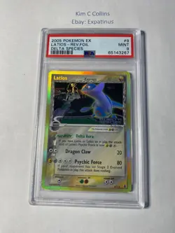 G2U Ex Delta Species Latios 9113 2005 Pokemon Reverse Holo PSA 9 MINT - Image 1