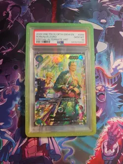 2026 ONE PIECE OP14-EB04-THE AZURE SEA'S SEVEN #006 RORONOA ZORO PSA 10 - Image 1