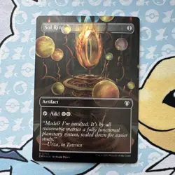 Sol Ring (Borderless) Commander Masters Foil NM - Image 1