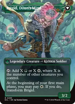 Brigid, Clachan's Heart (Borderless) - Lorwyn Eclipsed (ECL) (Foil) - Image 2