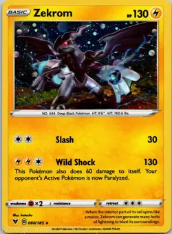 Zekrom 060/185 Holofoil Promo Miscellaneous Cards & Products Pokemon NM - Image 1