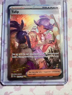 Tulip 259/182 Pokemon Scarlet & Violet: Paradox Rift Trainer SIR NM - Image 3