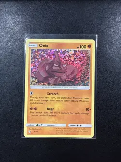 2019 Pokemon 9/12 Onix Holo McDonald’s Promo - Image 1