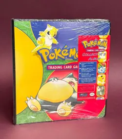 Pokemon 1999 New Sealed Vintage 3-Ring Binder Collectors Album, Wizards, Snorlax - Image 1