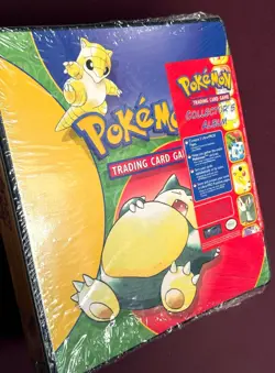 Pokemon 1999 New Sealed Vintage 3-Ring Binder Collectors Album, Wizards, Snorlax - Image 2