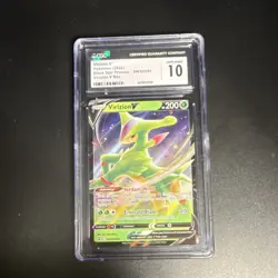 Pokemon The Pokemon Company Virizion V SWSH295 Promo Holo CGC 10 - Image 1