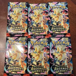 Pokemon TCG | Ascended Heroes Booster Pack | SEALED | LOT OF 6 - Image 1