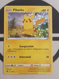 Pokemon Karte Pikachu 7/15 Promo Pokemon Holo Deutsch 2022 Pokemon MC Donalds - Image 3