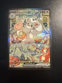 Cinccino EX SIR 119/086 English Version Chaos Rising Pack Fresh NM Pokemon TCG - Image 1