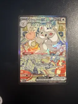 Cinccino EX SIR 119/086 English Version Chaos Rising Pack Fresh NM Pokemon TCG - Image 2