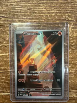 Pokemon TCG Charmander Sv Scarlet & Violet 151 168/165 Holo IR Spanish NM - Image 1