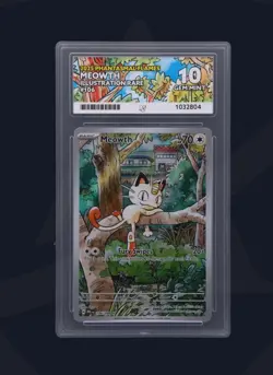 Pokemon Meowth IR Phantasmal Flames 106/094 - ACE 10 - Image 1