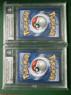 Heart Gold Soul Silver Ho-oh Legend Top Bottom Set Graded BGS 9 Mint Pokemon - Image 2