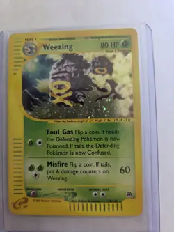 Pokemon TCG Weezing 2002 Expedition #32 Holo - Image 1