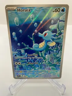 Horsea 67/64 Pokemon 2024 Shrouded Fable SFA EN Illustration Rare Card - Image 1