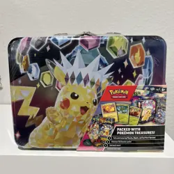 Pokemon TCG: Fall 2024 Collector Chest (Surging Sparks Theme) Pikachu Lunch Box - Image 1