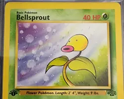 Pokemon CGC 9 Mint First Edition Bellsprout Jungle Set 49/64 Graded Card - Image 3