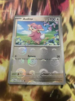 074/086 Audino - SV Black Bolt - Pokeball Reverse Holo NM Pokemon - Image 1