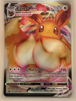 Eevee VMAX SWSH087 Holo Promo Sword & Shield Promo Pokemon NM - Image 1