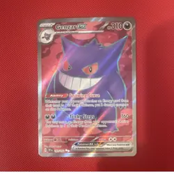 Pokemon TCG Gengar ex 193/162 temporal forcesUltra Rare Holo English - Image 1