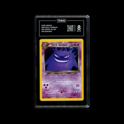 Pokemon Dark Gengar 6/105 Neo Destiny Holo Unlimited CGC 8 English 2002 - Image 1