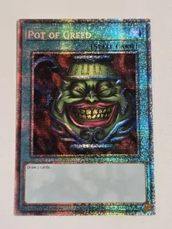 Pot of Greed MP25-EN050 Starlight Rare Yugioh 2025 Mega Pack 1st Edition Mint - Image 1