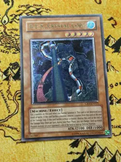 Yugioh B.E.S. CRYSTAL CORE CRV-EN021 Ultimate Rare Unlimited LP EURO - Image 1