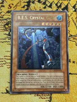Yugioh B.E.S. CRYSTAL CORE CRV-EN021 Ultimate Rare Unlimited LP EURO - Image 2