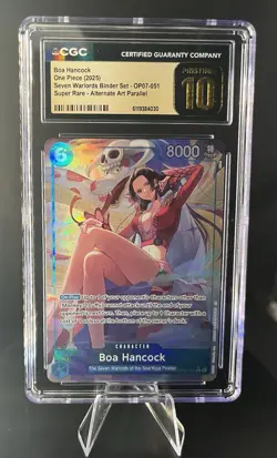 2025 One Piece Promo Seven Warlords Boa Hancock #OP07-051 CGC 10 PRISTINE - Image 1