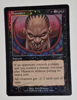 Massacre *FOIL* - Nemesis (Magic The Gathering Card) MP - Image 1