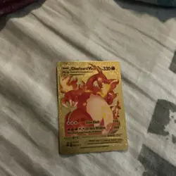Charizard VMAX Metal Full Art Foil Pokemon TCG Card 330 HP Fire Type - Image 2