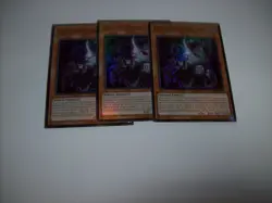 x3 Yugioh op28-en004 Lucius The Shadow Vassal Super Rare Playset NM Free Ship - Image 1