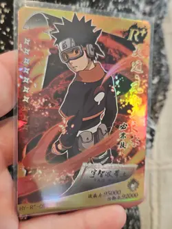 Naruto Kayou Obito Uchiha Card Heavens Scroll HY-R+-014 Foil Holo Rare - Image 5