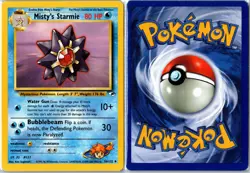 Pokemon Card - Misty's Starmie 56/132 Gym Heroes Uncommon Unlimited MP - Image 3