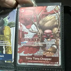 One Piece Tony Tony Chopper OP04-010 Winner Pack 2024 Promotion Card NM - Image 2