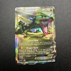 Rayquaza EX 85/124 Holo Rare Pokemon Card Black & White Dragons Exalted - NM - Image 1