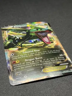 Rayquaza EX 85/124 Holo Rare Pokemon Card Black & White Dragons Exalted - NM - Image 4