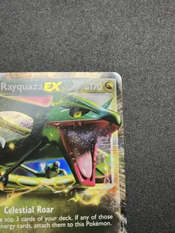 Rayquaza EX 85/124 Holo Rare Pokemon Card Black & White Dragons Exalted - NM - Image 5