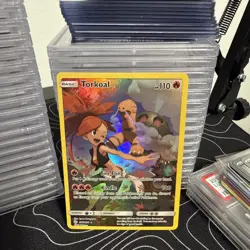 Torkoal 237/236 Sm-Cosmic Eclipse Holo Full Art Secret Card - Image 1